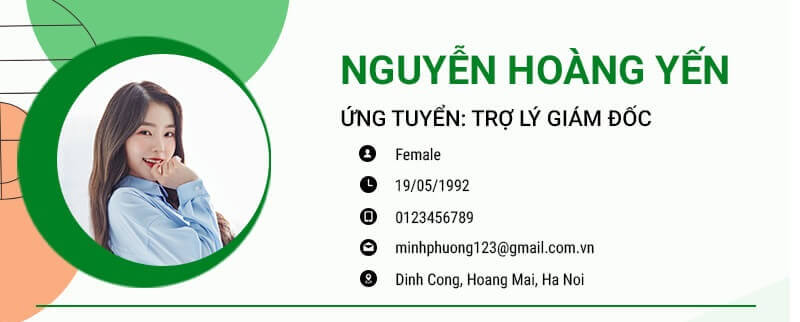 Những lưu ý khi viết thông tin cá nhân trong CV