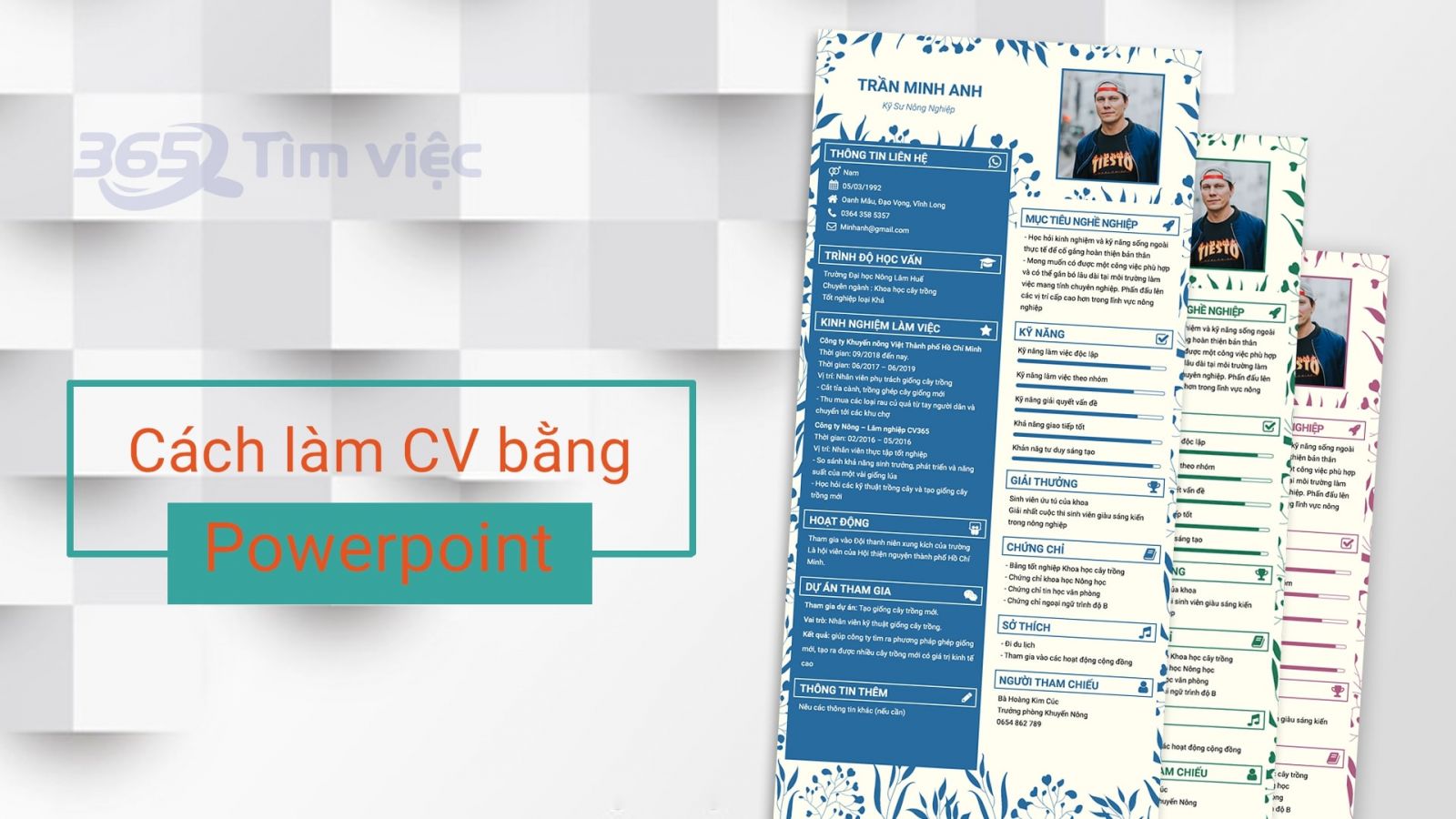 Cách làm CV bằng powerpoint nhanh chóng và đơn giản