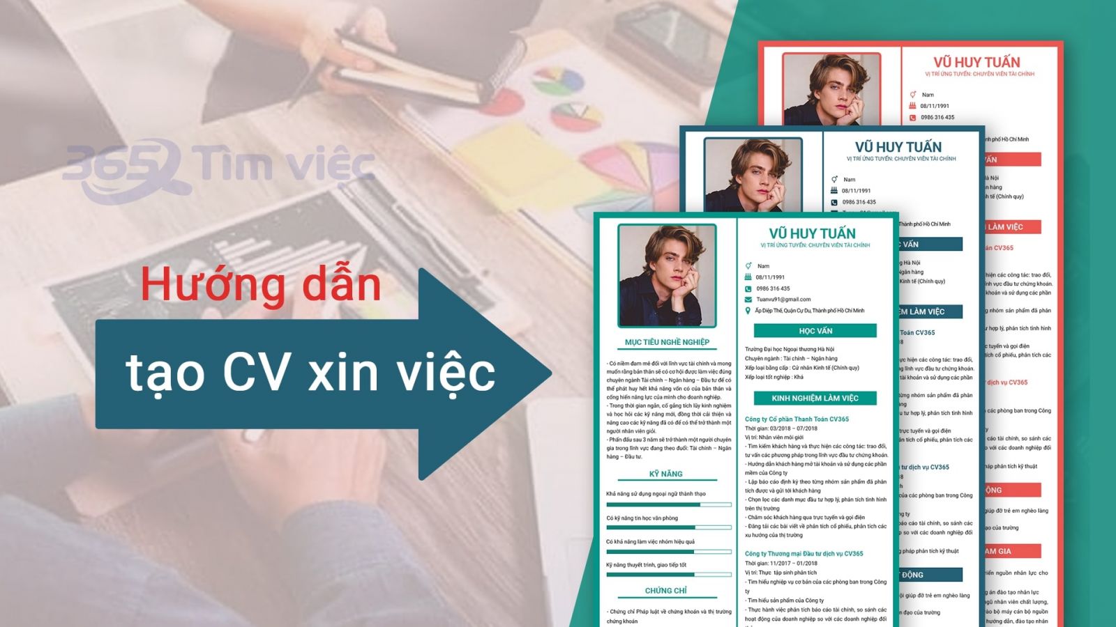 hướng dẫn tải và tạo cv tiếng anh