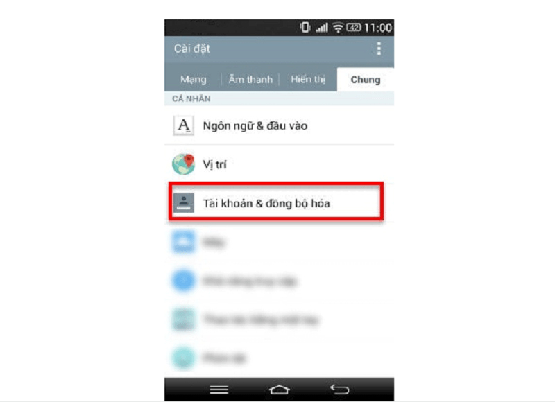 Hướng dẫn cách đăng xuất, xóa tài khoản Gmail trên điện thoại LG