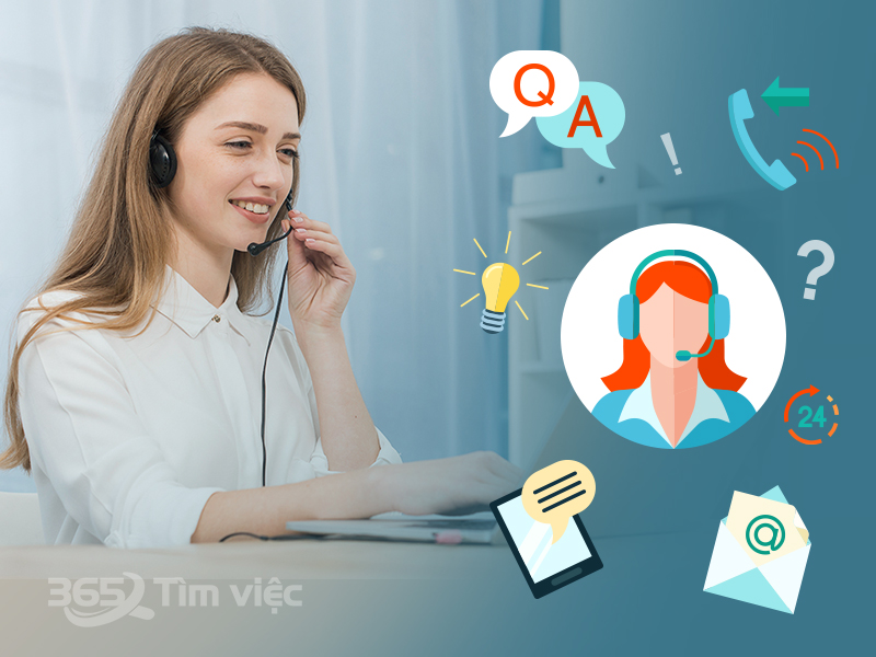Chuyên viên bán hàng qua điện thoại trong Ngân hàng TMCP Kỹ thương Việt Nam