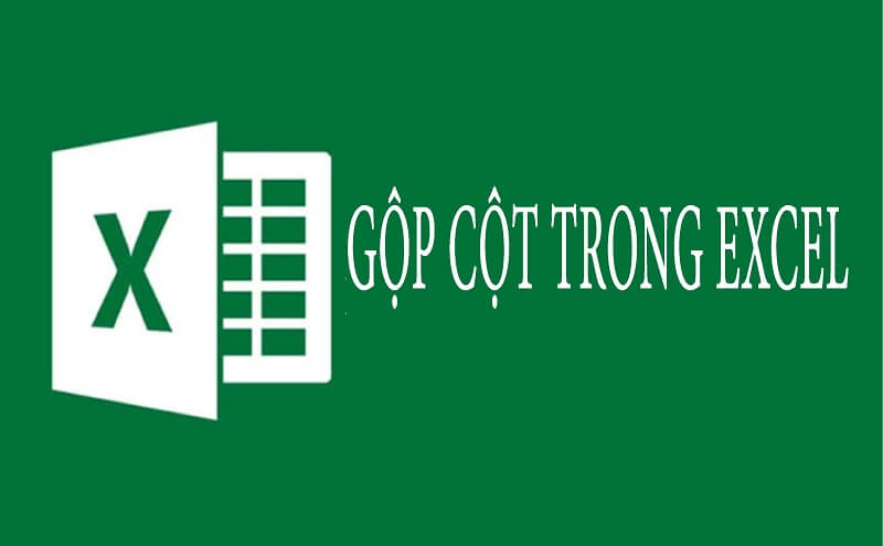 gộp cột trong excel