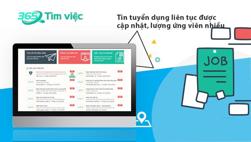 Tìm ứng viên trên Timviec365.vn, nhà tuyển dụng được gì?