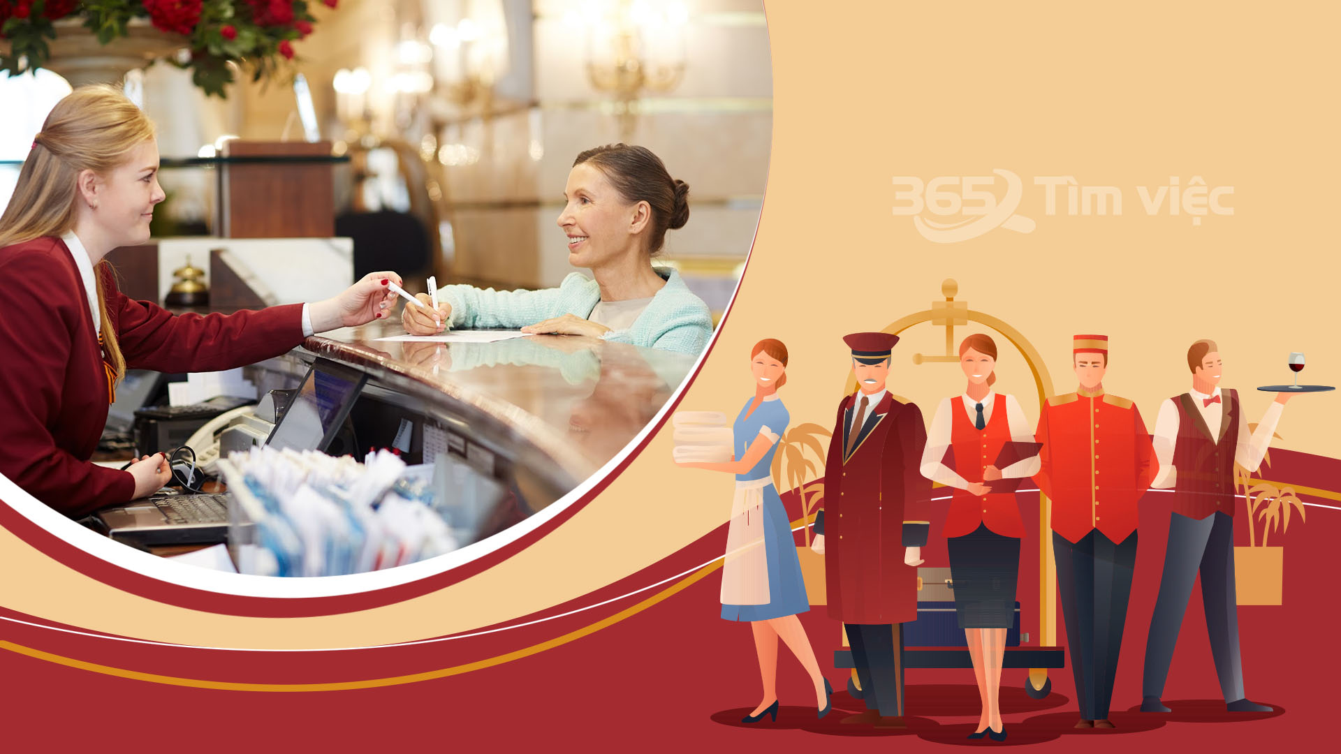 Tìm việc làm khách sạn - nhà hàng tại Bình Phước - Nhân viên lễ tân khách sạn