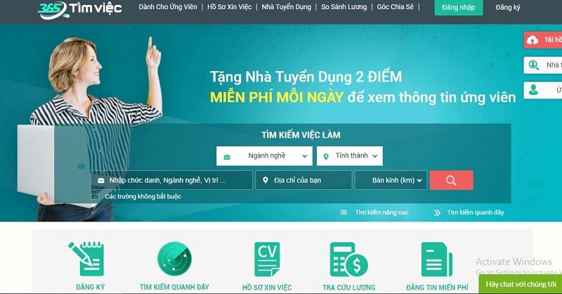 Timviec365.vn thương hiệu dành cho người Việt tìm việc làm
