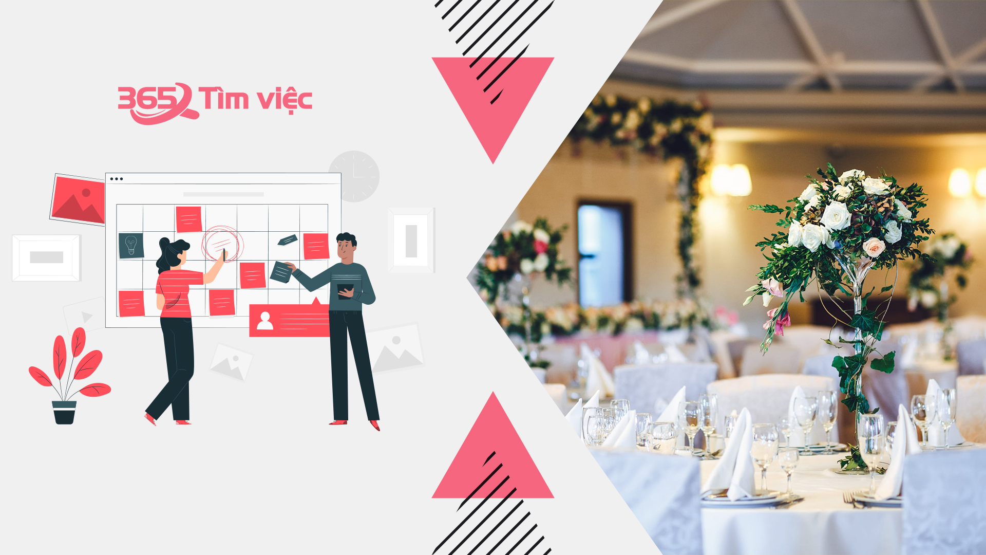 Quyền lợi, mức lương của việc làm nhân viên trang trí tiệc cưới