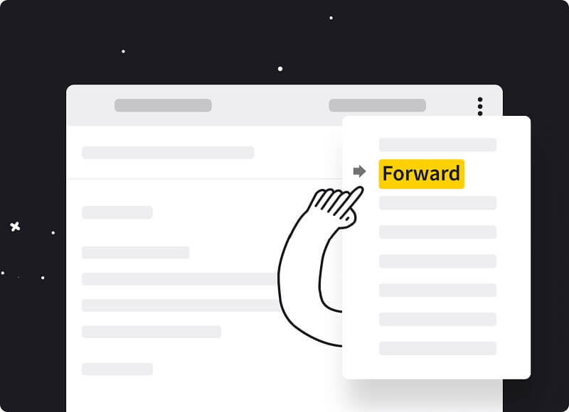 Tránh chuyển tiếp email và trả lời tất cả