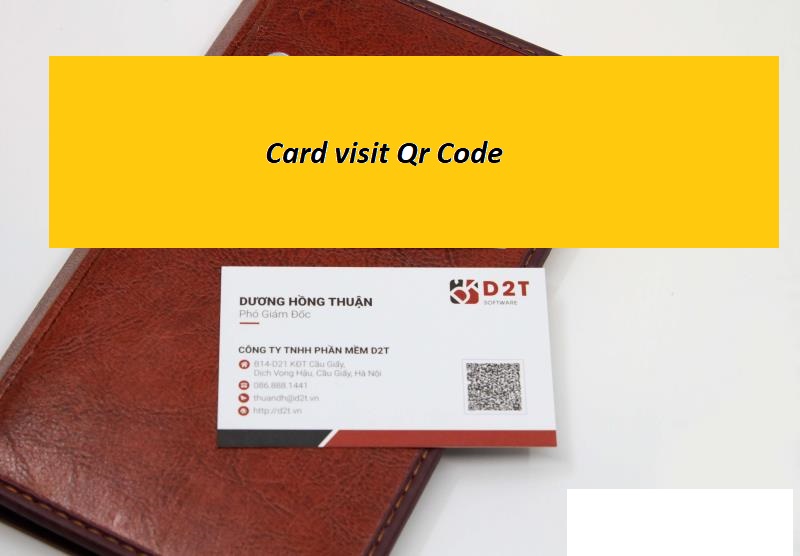 Card visit qr code là gì