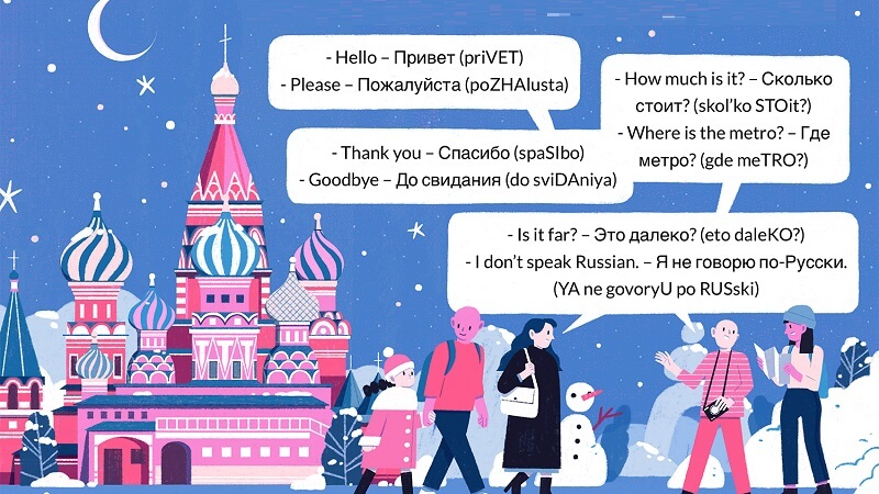 Kết bạn và trò chuyện bằng tiếng Nga