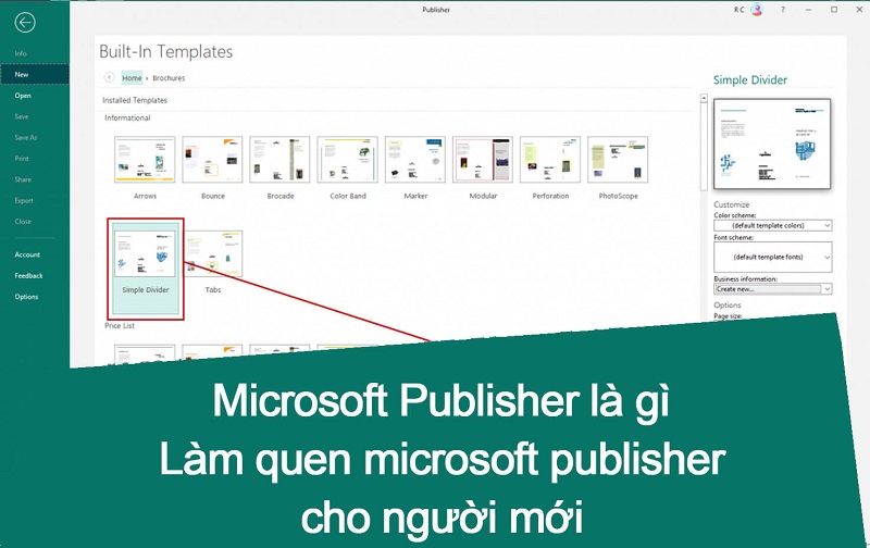 Microsoft Publisher là một công cụ thiết kế đồ hoạ