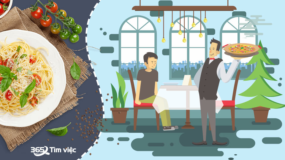 Mô tả nhiệm vụ của phục vụ nhà hàng Nhật
