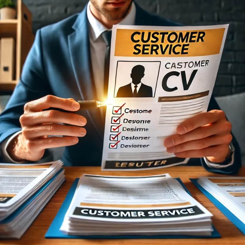 Mẫu CV customer service được tạo chuyên nghiệp