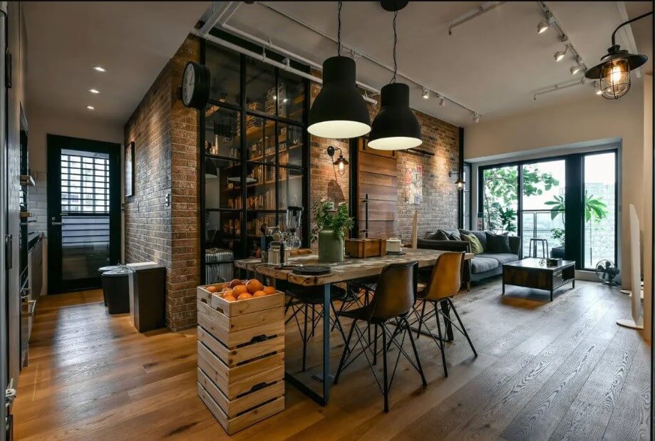 Kiểu thiết kế của phong cách industrial