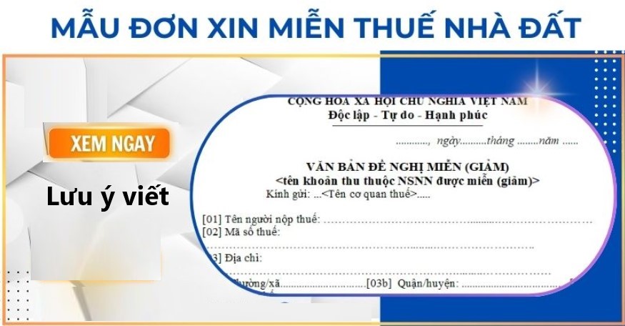 Lưu ý trình bày đơn xin cơ quan thuế miễn giảm thuế