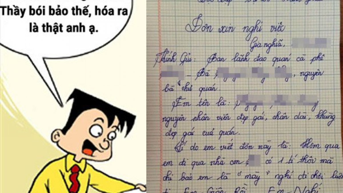 Cười bò vì lá đơn xin nghỉ việc bá đạo nhưng lịch sự