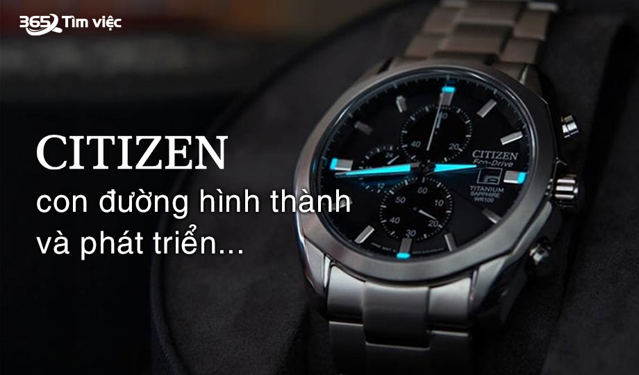 Những chiếc đồng hồ đầu tiên mang tên Citizen