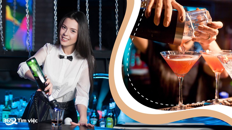 Công việc chính của nhân viên bartender