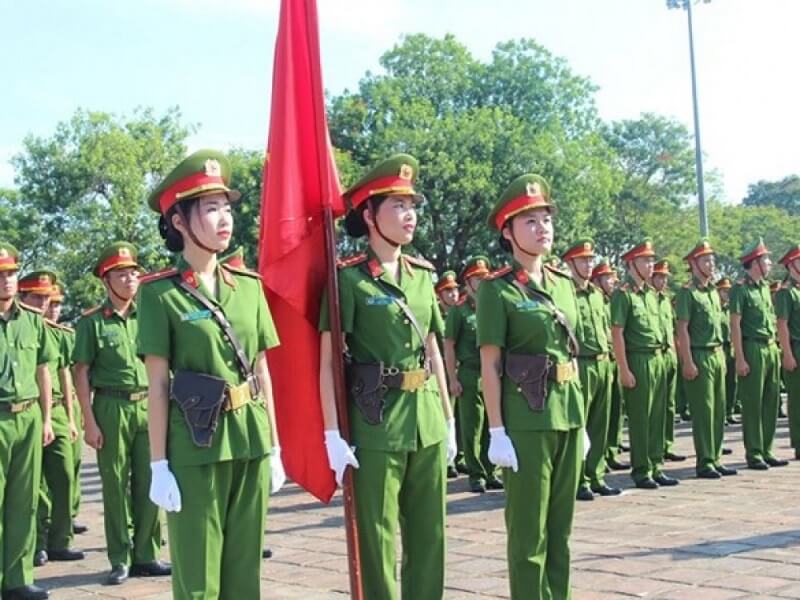 Các ngành tuyển công an nữ