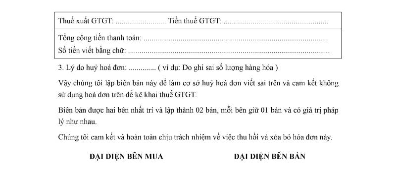 Cách lập hóa đơn trả lại hàng hóa