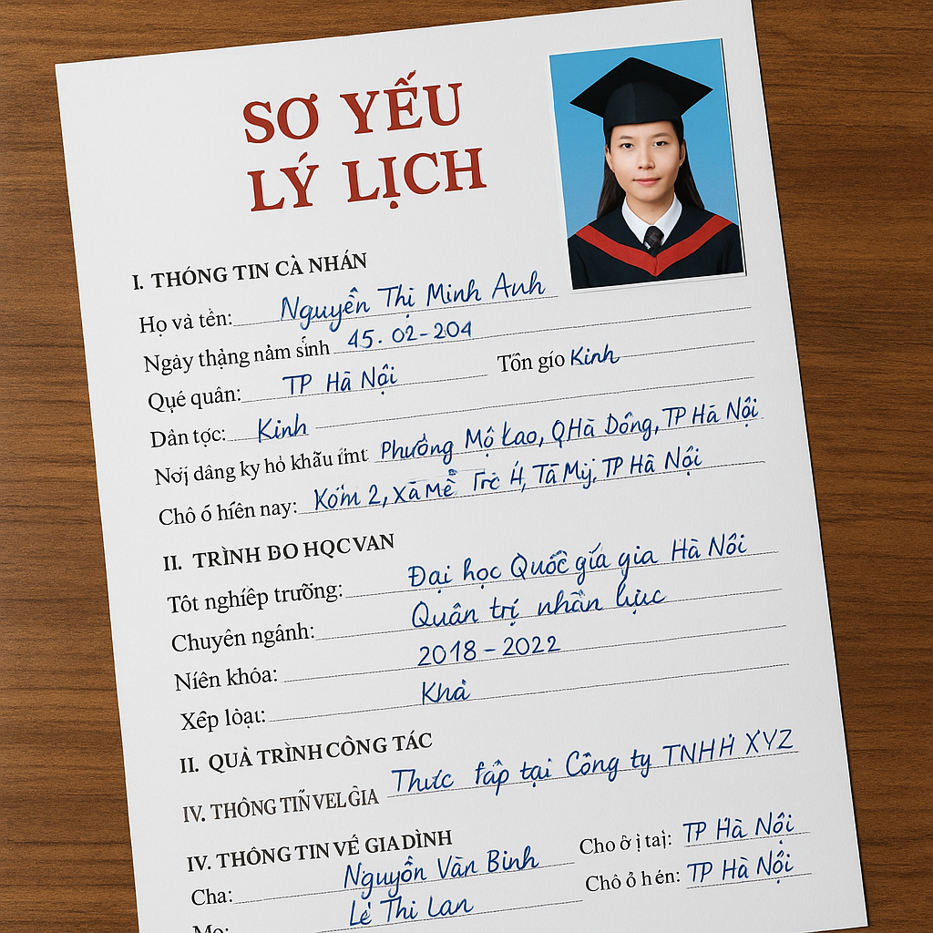 Lưu ý khi trình bày