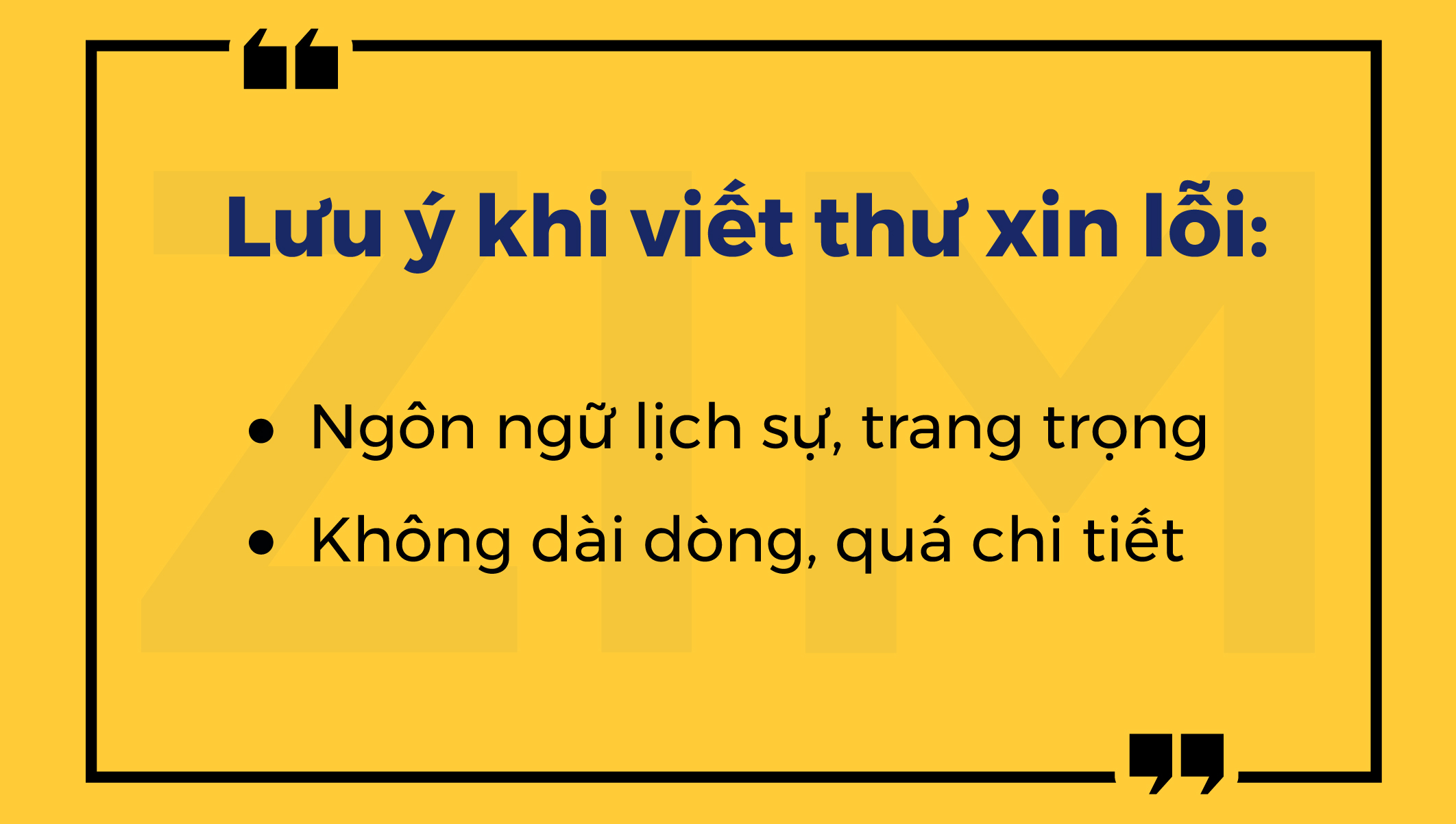 Lưu ý quan trọng áp dụng trong thư xin lỗi khách hàng viết bằng tiếng Anh