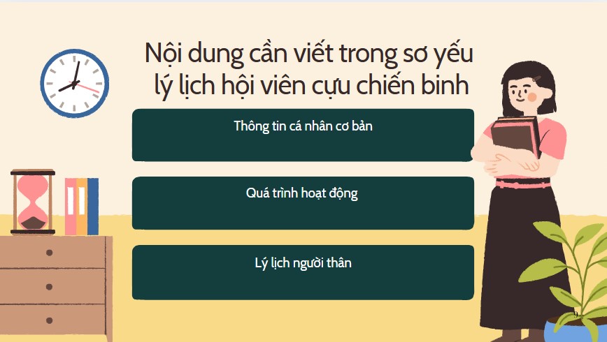 Nội dung cơ bản trong biểu mẫu sơ yếu lý lịch hội viên