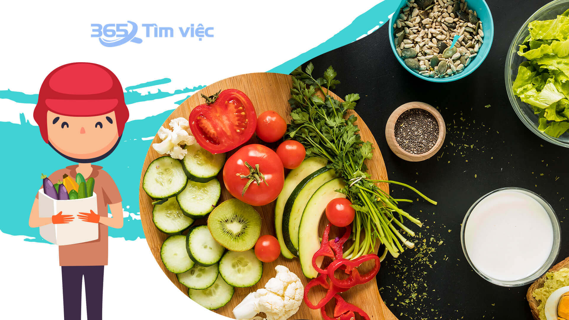 Nhân viên thu mua nông sản làm gì?