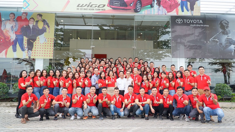 Đội ngũ nhân viên Toyota An Giang