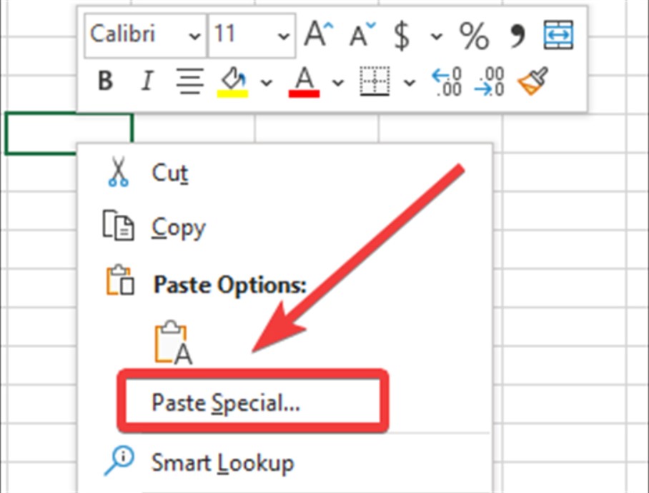 Các bước chuyển từ word sang excel