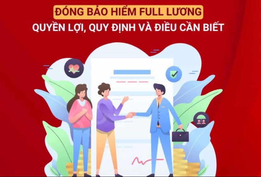 Quy định về việc đóng bảo hiểm full lương