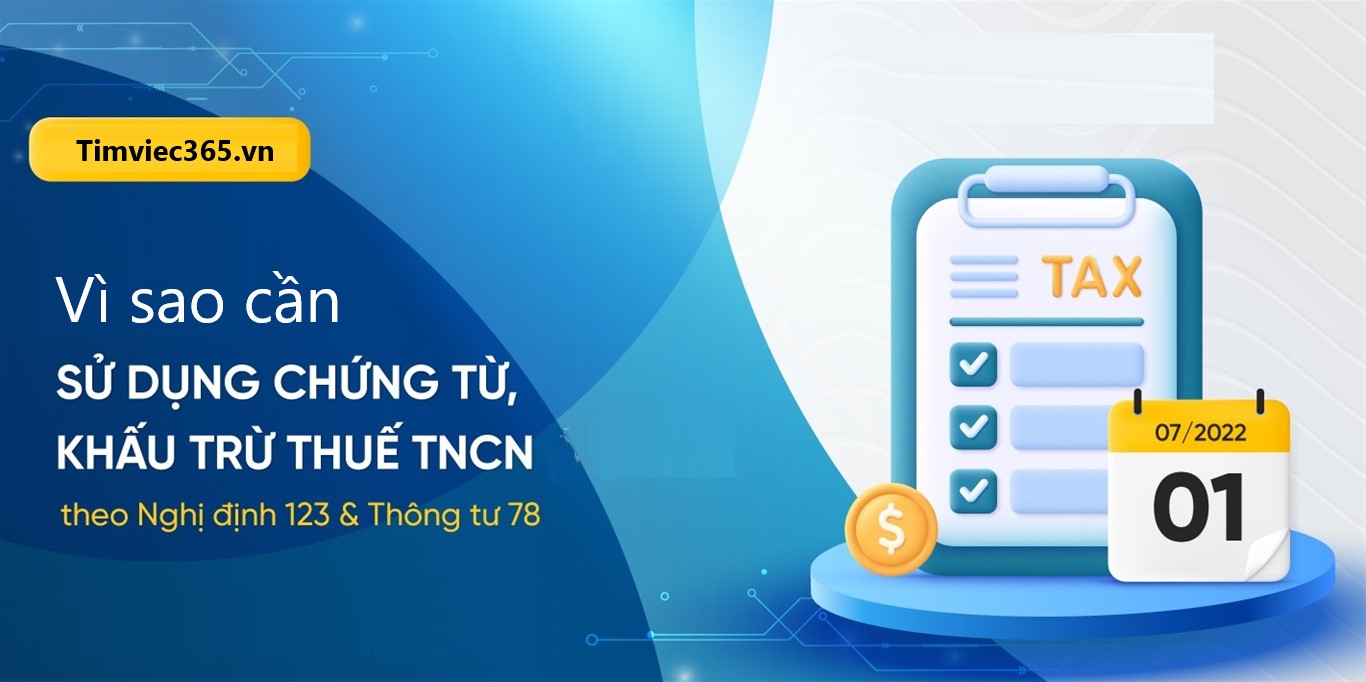 Vai trò của chứng từ khấu trừ khoản thuế tncn