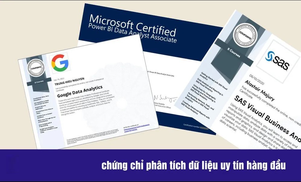 Chứng chỉ data nalyst là gì