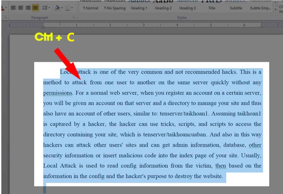 Chuyển Cad sang Word bằng lệnh Copy - Paste thủ công