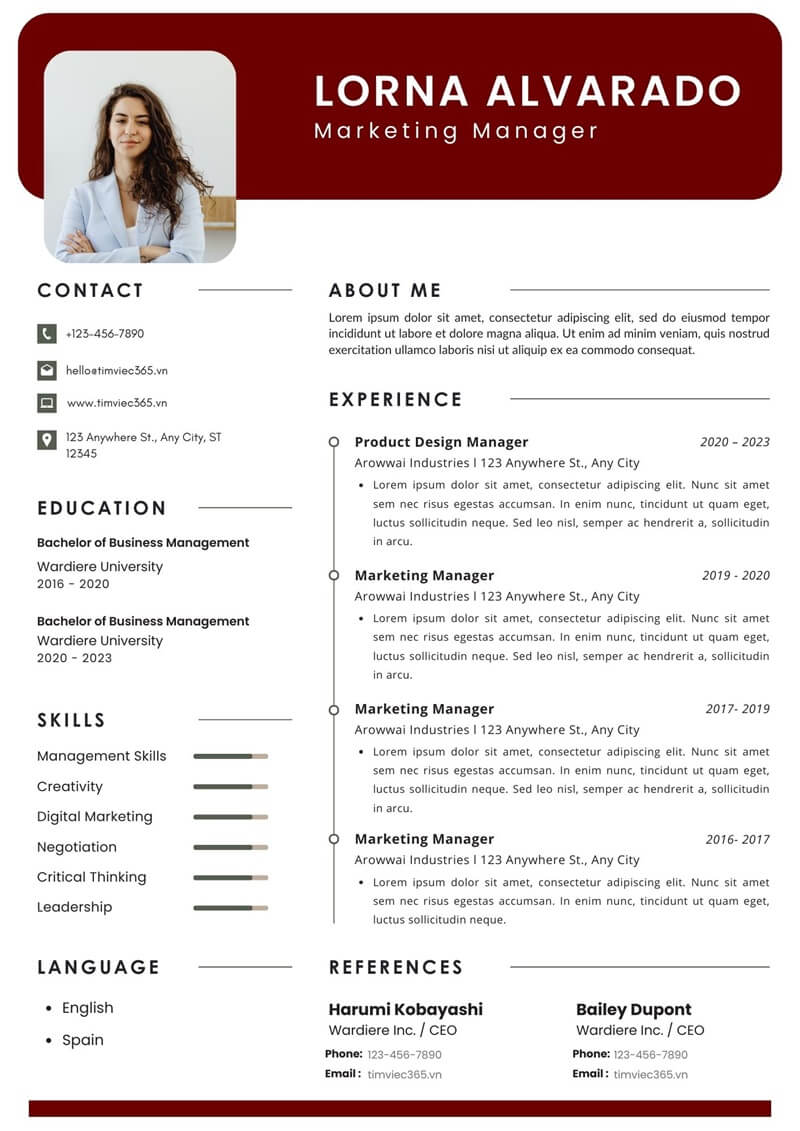 Mẫu CV giúp ứng viên mới dễ dàng tạo ấn tượng