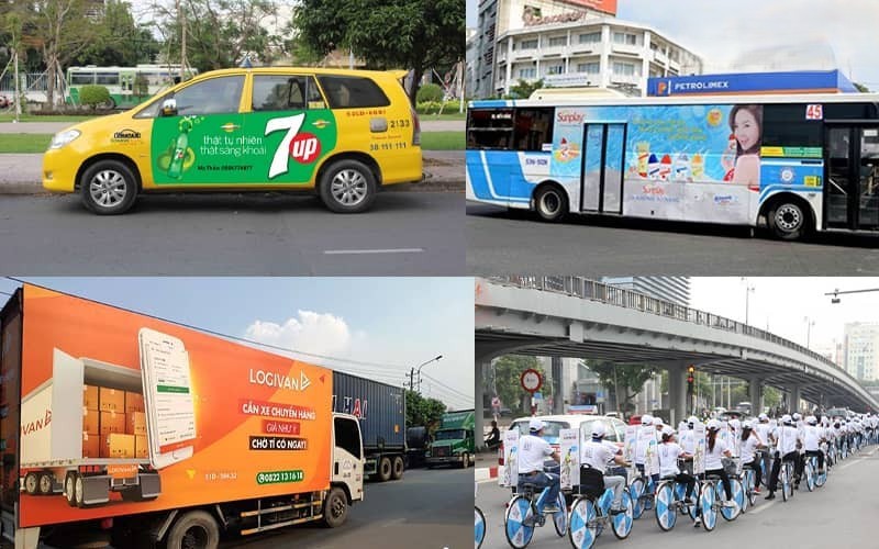 Quảng cáo trên phương tiện giao thông công cộng
