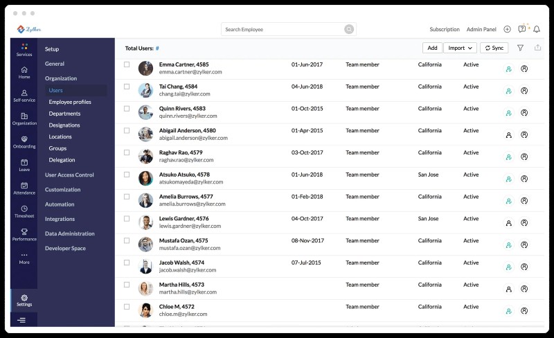 Quản trị nhân sự với Zoho People