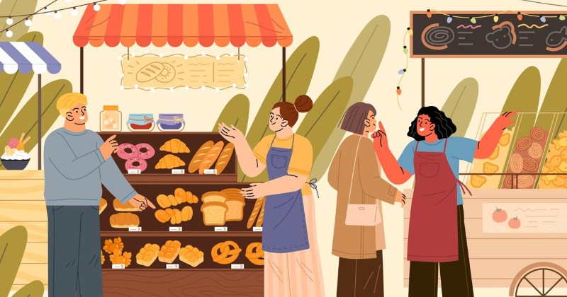 Thị trường là nơi diễn ra các hoạt động mua bán, trao đổi hàng hóa và dịch vụ