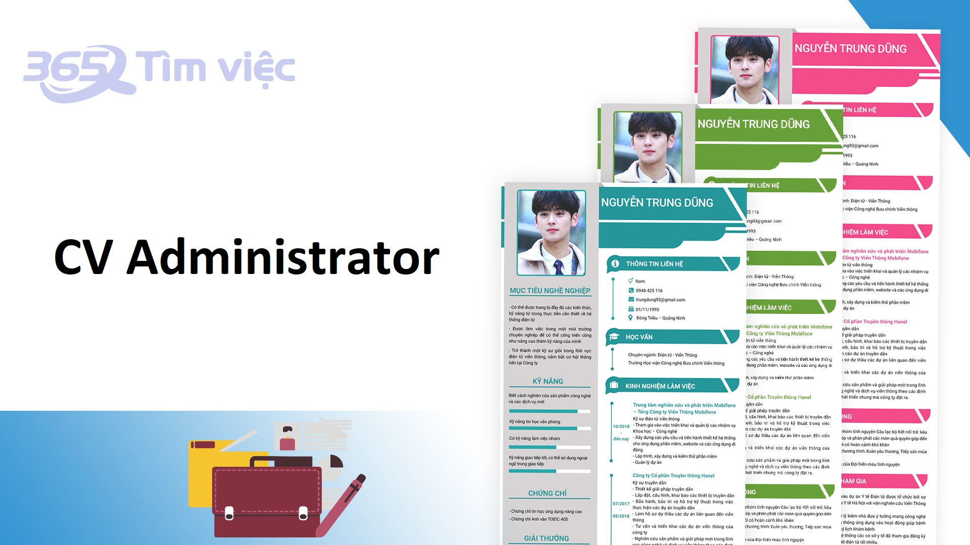 CV xin việc Administrator cần thể hiện những thông tin gì