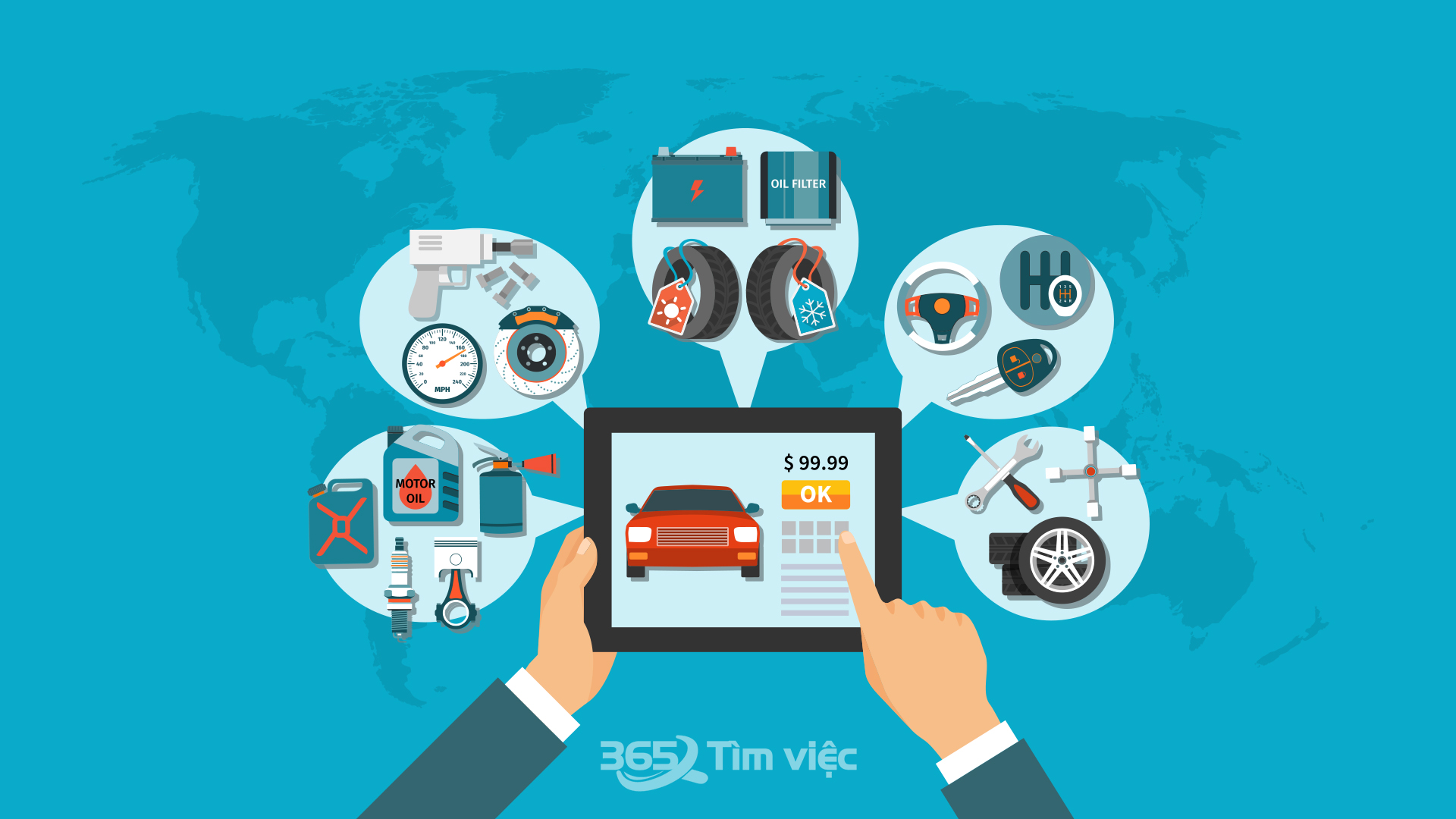 Việc làm của nhân viên đăng tin