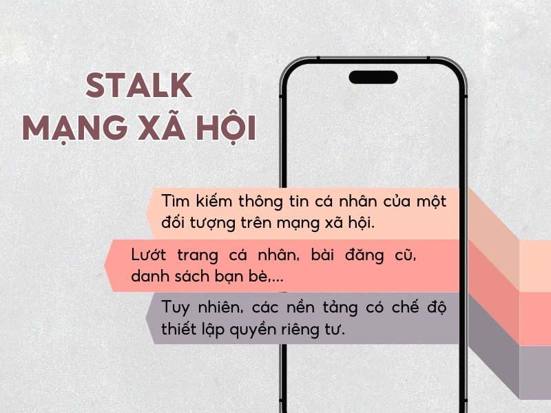 Biểu hiện của stalk