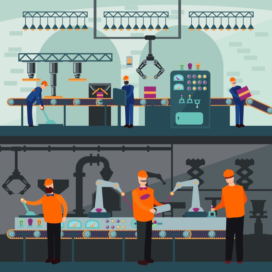 Lịch sử phát triển và vai trò của dây chuyền sản xuất trong công nghiệp hiện đại