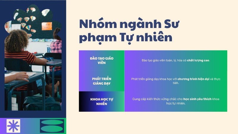 Các ngành sư phạm tự nhiên