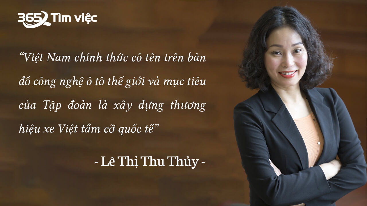 Lê Thị Thu Thủy - Phó Chủ tịch Tập đoàn Vingroup, Chủ tịch Vinfast