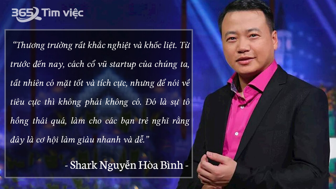 Shark Bình rất thương các startup