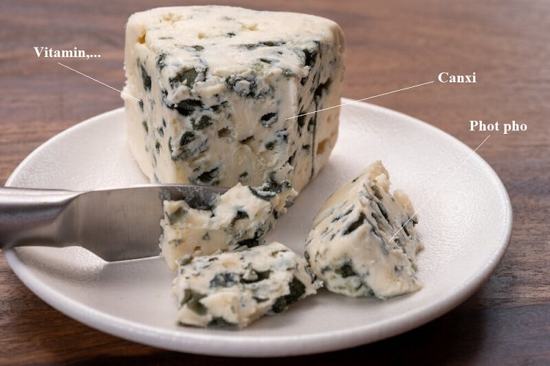 Giá trị dinh dưỡng của Blue Cheese