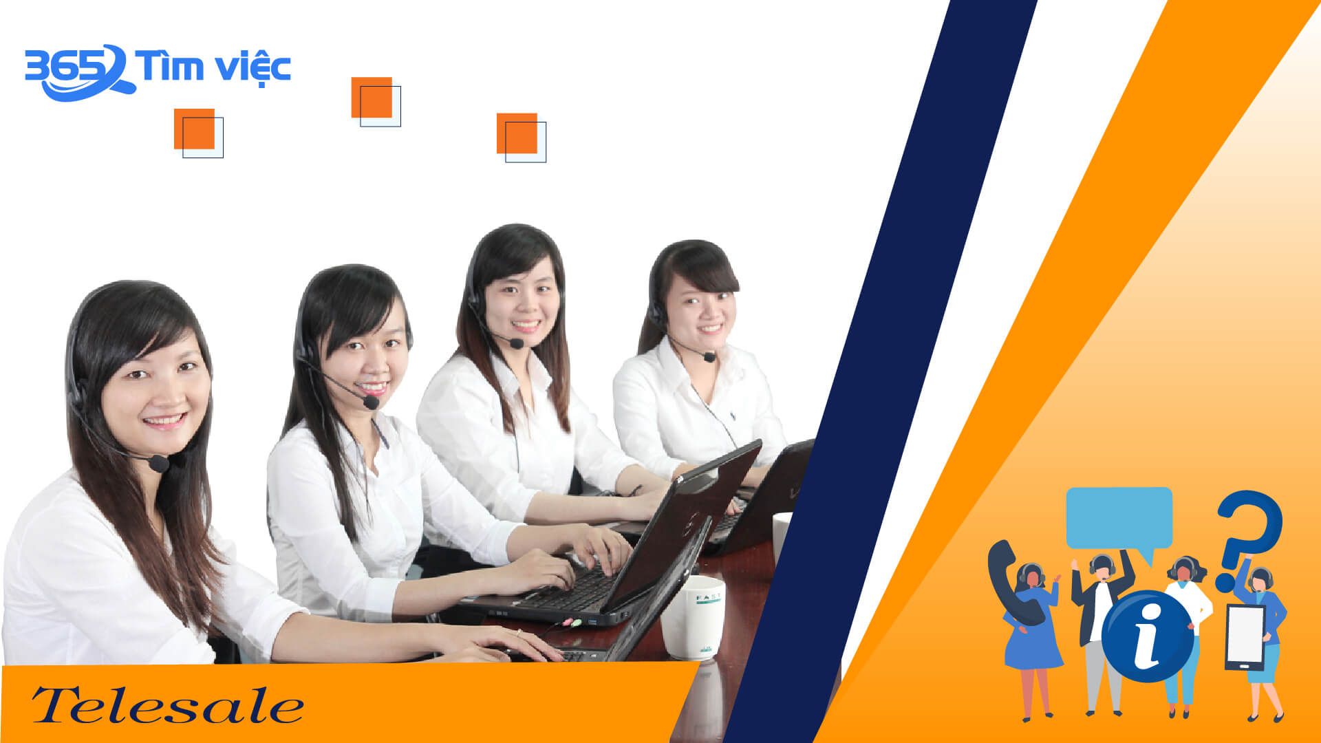 Nhân viên bán hàng qua điện thoại chịu trách nhiệm tạo khách hàng tiềm năng