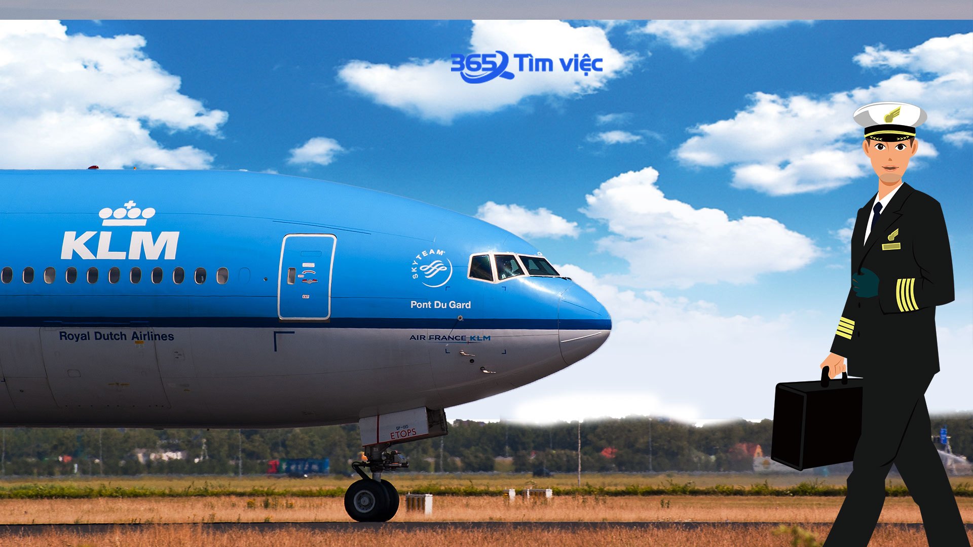 Trường đào tạo và các doanh nghiệp tuyển dụng vị trí việc làm nhân viên hàng không