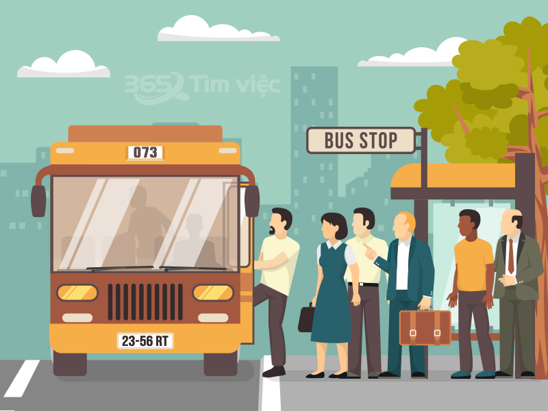 Việc làm tiếp viên xe buýt là những người làm nhiệm vụ bán vé và phụ việc cho lái xe buýt