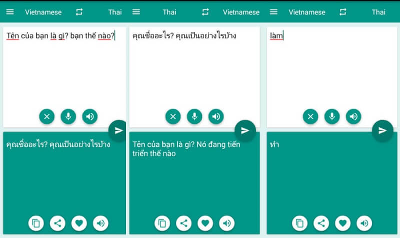 App Thai Vietnamese Offline Dictionary and Translator