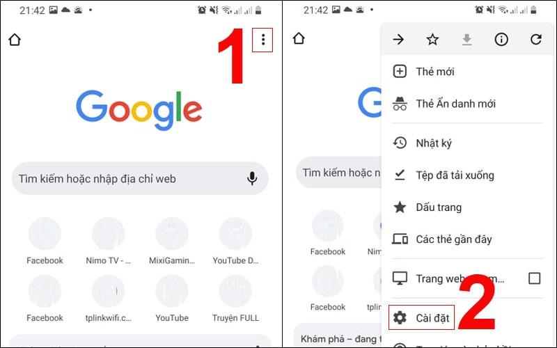 Cách bật tính năng đồng bộ hóa trên Chrome